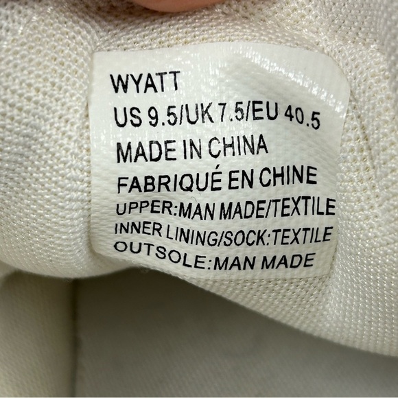 Just Fab White/Tie Dye Sneakers Size 9.5 - Picture 6 of 7